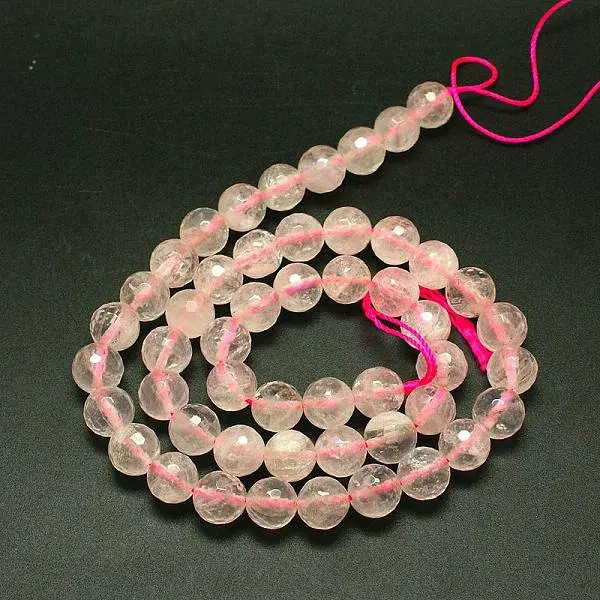 Natural Rose Quartz Beads Strands