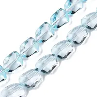 Electroplate Glass Beads Strands