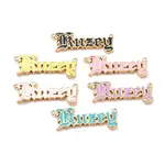 Real 18K Gold Plated Brass Enamel Links Connectors