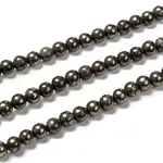 Natural Pyrite Beads Strands