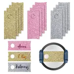 1 Set Glitter Acrylic Wine Glass Charms