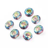 Pointed Back & Back Plated Glass Rhinestone Cabochons