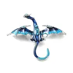 Dragon Alloy Rhinestone Brooches