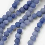 Dyed & Heated Natural Blue Aventurine Beads Strands