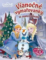 Vianočné vymaľovanky a samolepky - Ľadové kráľovstvo