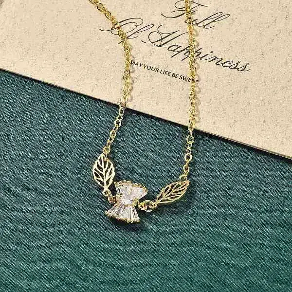 Brass Micro Pave Clear Cubic Zirconia Link Bracelets