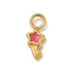 Ion Plating(IP) 304 Stainless Steel Enamel Charms