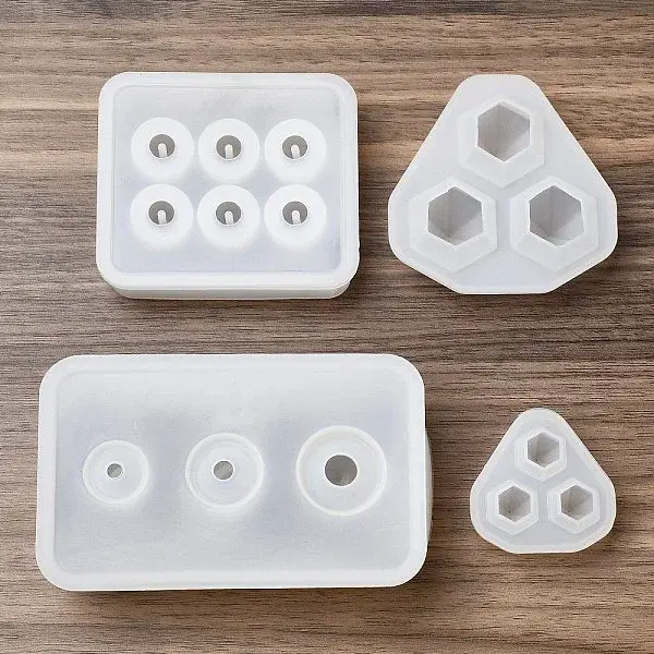 4Pcs 4 Style DIY Silicone Molds