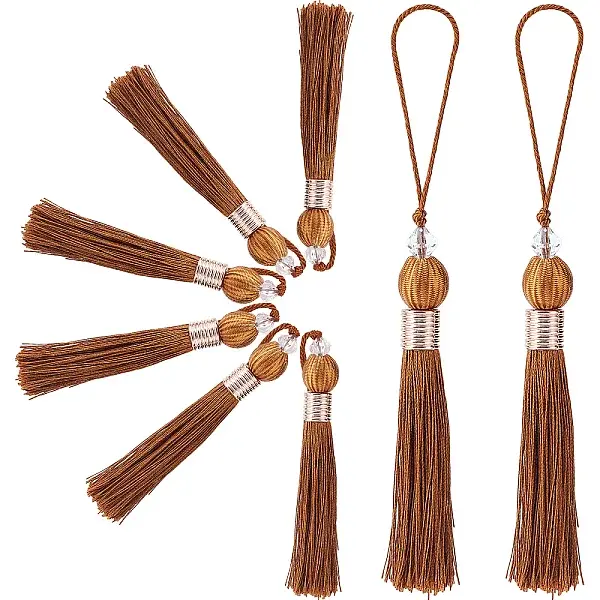 8Pcs Polyester Tassel Pendant Decorations