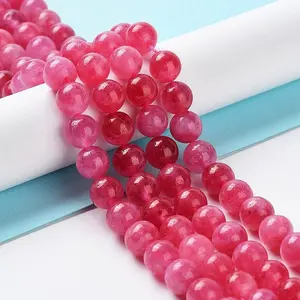 Dyed Natural Malaysia Jade Beads Strands