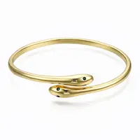 Brass Micro Pave Cubic Zirconia Cuff Bangles