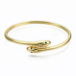 Brass Micro Pave Cubic Zirconia Cuff Bangles