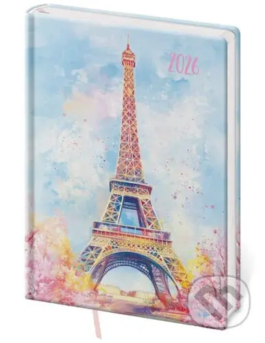 Týdenní diář 2026 A5 Vario Lyra Paris