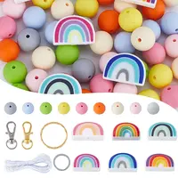 DIY Rainbow Keychain Making Kit