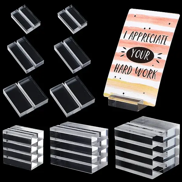 20Pcs 3 Style Transparent Acrylic Bases