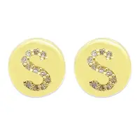 Brass Micro Pave Clear Cubic Zirconia Beads
