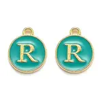 Golden Plated Alloy Enamel Charms