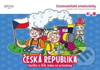 Česká republika - Janička a Jiřík jedou na prázdniny - kniha z kategorie Omalovánky