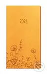 Týdenní diář 2026 Jakub Vivella s ražbou kapesní okrová Louka