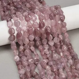 Natural Rose Quartz Beads Strands