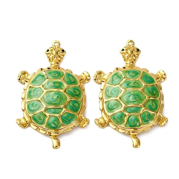 304 Stainless Steel Enamel Big Pendants