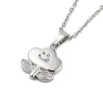 Brass Clear Cubic Zirconia Cable Chain Smiling Face Cloud Flower Pendant Necklaces