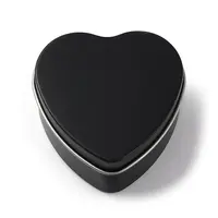Tinplate Iron Heart Shaped Candle Tins