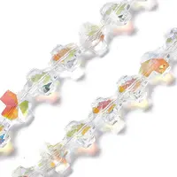 Faceted Glass Beads Strands