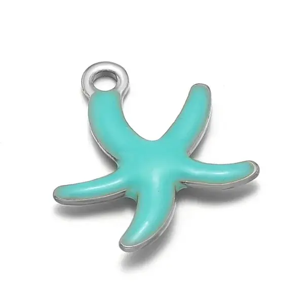 304 Stainless Steel Enamel Charms