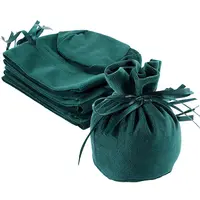 6Pcs Velvet Drawstring Pouches