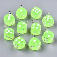 Transparent Epoxy Resin Pendants
