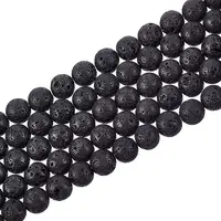 Synthetic Lava Rock Beads Strands