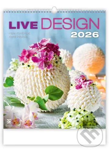 Nástěnný kalendář Live Design 2026 - Alena Hrbková (ilustrátor), Klára Koníčková (ilustrátor)