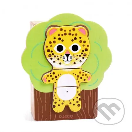 Vkladacie drevené puzzle: Arbramix - puzzle z kategorie Maxi dílky