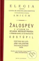 Elegia - žalospev - Jozef Valentini - kniha z kategorie Poezie