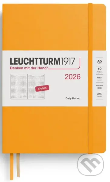 Daily Planner 2026 Medium (A5) Rising Sun - tečkovaný