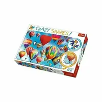 Trefl Puzzle Barevné balony / 600 dílků Crazy Shapes