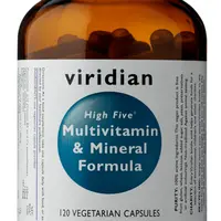 VIRIDIAN High Five Multivitamin & Mineral Formula 120 kapslí