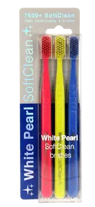 WHITE PEARL SoftClean 7600 Zubní kartáček 3 ks