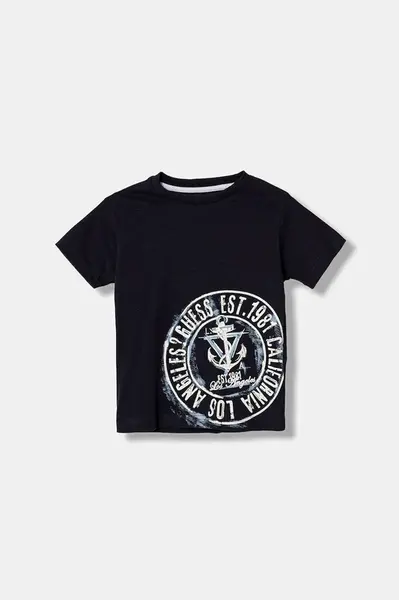 Dětské bavlněné tričko Guess