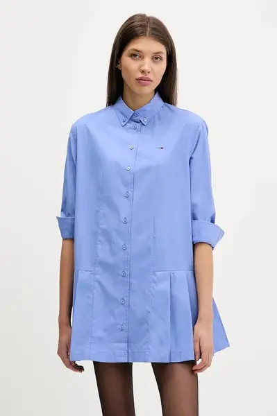 Bavlněné šaty Tommy Jeans