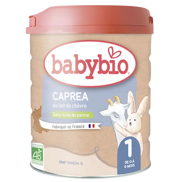 BABYBIO Caprea 1 plnotučné kozí kojenecké bio mléko 800 g