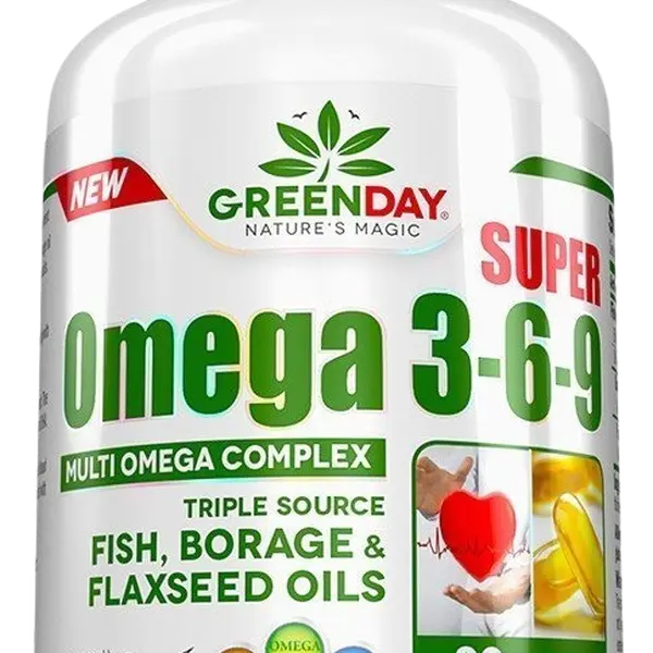 GREENDAY Super omega 3-6-9, 90 kapslí