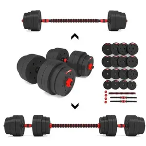 HMS SGP40 Nakládací činky, černá, velikost 40 KG