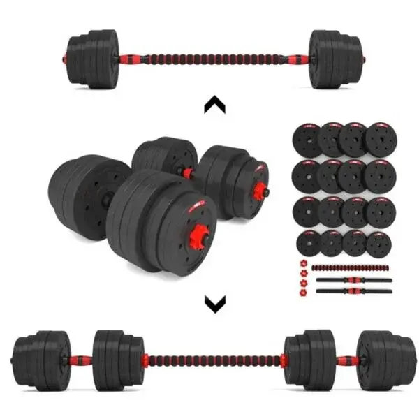 HMS SGP40 Nakládací činky, černá, velikost