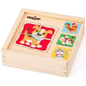 Woody Minipuzzle - Zvířátka