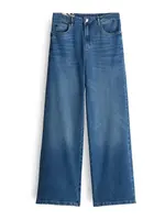 OPUS Džínsy 'Mivy'  modrá denim