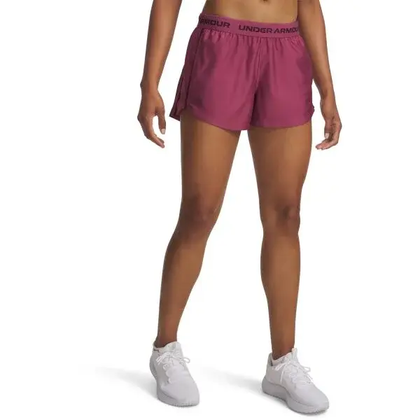 Under Armour TECH PLAY UP Dámske kraťasy, červená, veľkosť S