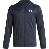 Under Armour ARMOUR FLEECE PRO UTILITY Chlapčenská mikina, tmavo sivá, veľkosť L