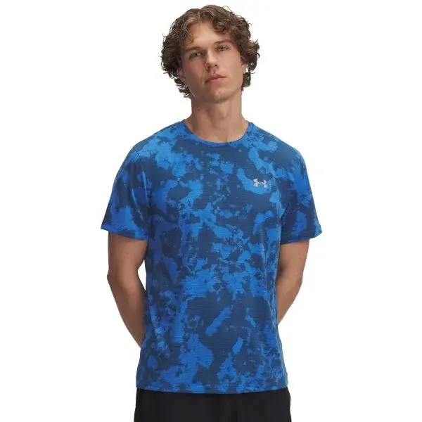 Under Armour LAUNCH PRINTED Pánske tričko, modrá, veľkosť S